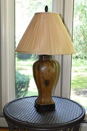 Hand Decorated Metal Table Lamp