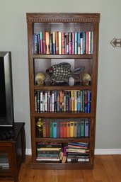 Solid Oak Bookshelf Display