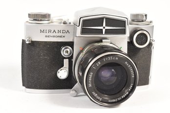 Miranda Sensorex Film Camera No. 710173 With Extra Lens