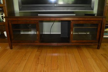 Wooden Entertainment Console Cabinet