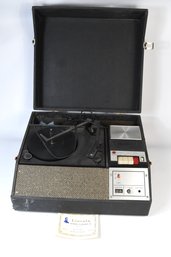 Vintage Vinyl Record Player With Cassette Player Recorder Model No. LL-214