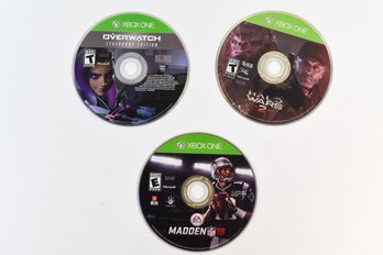 EA Sports Madden HALO Wars 2 Overwatch Legendary Edition Video Games For Xbox One - 3 Total