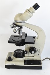 Bausch & Lomb Microscope With 4 Objectives