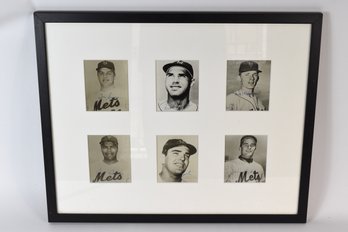 New York METS Autographed Photos Framed - 6 Signatures - Tom Seaver Bud Harrelson