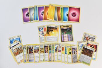 Pokemon Trainer & Energy Trading Cards - 25 Total