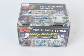 UN-OPENED TOPPS 2000 Subway Series New York METS Vs YANKEES MLB Trading Baseball Cards FULL SET