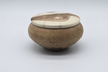 Pottery Jar Vase Vessel With Lid