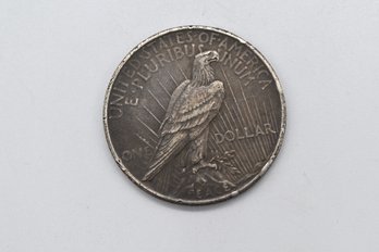 1924 Peace Dollar Silver US Currency Coin