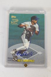 TOPPS Certified Autograph Issue Rey Ordonez MLB Trading Baseball Card Signed