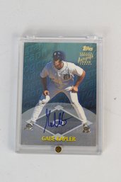 TOPPS Certified Autograph Issue Gabe Kapler MLB Trading Baseball Card Signed