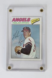1977 Angels Nolan Ryan MLB Trading Baseball Card