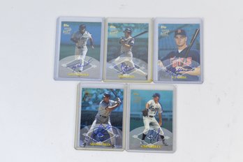 TOPPS Certified Autograph Issue MLB Trading Baseball Card Signed - 5 Total