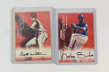 SkyBox Autographs MLB Trading Baseball Cards - 2 Total