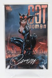 DC Comics CatWoman #1 E 80th Anniversary Comic Book Signed By J Scott Campbell With COA