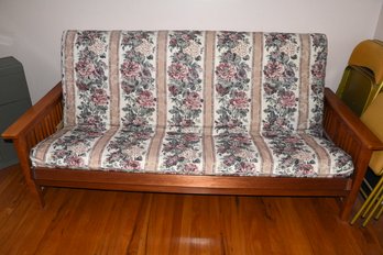 Futon Couch Bed With Solid Wood Frame