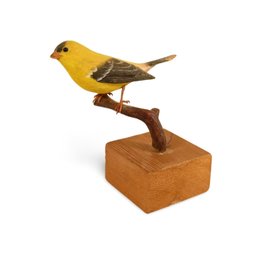 Goldfinch Wood Carving - Very Detailed