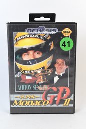 Sega Genesis Super Monaco GP2 Vintage Videogame