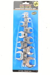 Cal-Hawk 10pc 3/8' Drive Crowfoot Wrench Set