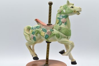Carrousel Horse Music Box Aldon Fine Porcelain