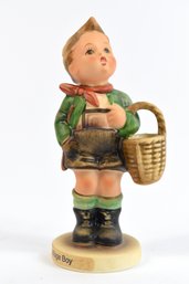 Hummel Goebel  VILLAGE BOY With Basket Figurine