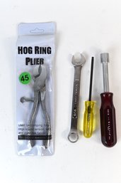 Hog Ring Pliers Wrench Drivers - 4pcs Total