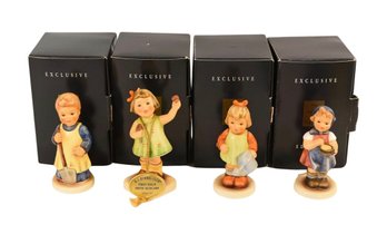 Lot Of 4 Goebel Hummel Porcelain Figurines Including Boxes