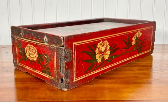 Antique Painted Candle Box (CTF10)