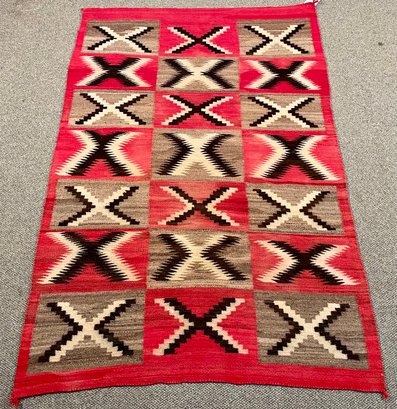 Antique Native American Wool Rug (CTF20)