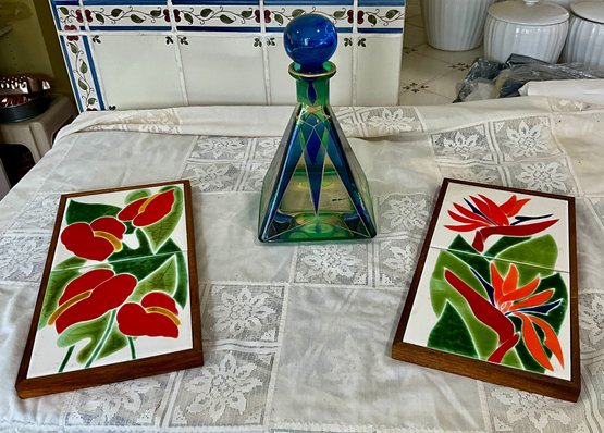 Vintage Caroli Venezia Murano Glass  & Tiles