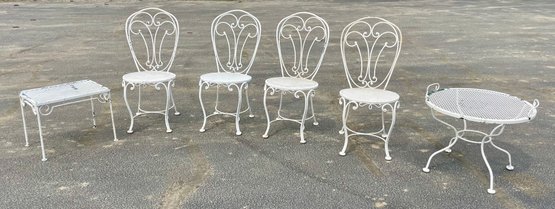 Vintage Patio Chairs & Side Tables (CTF30)