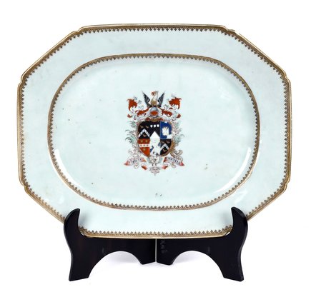 18th C. Chinese Armorial Export Platter (CTF20)