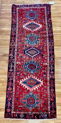 Vintage Oriental Heriz Rug, Runner (CTF10)