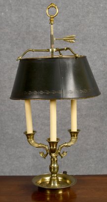 Antique French Bouillotte Table Lamp (CTF20)