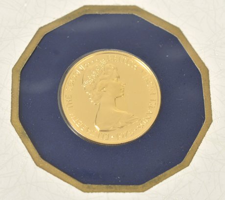 1975 British Virgin Islands Proof $100 Dollar Gold Coin (CTF10)