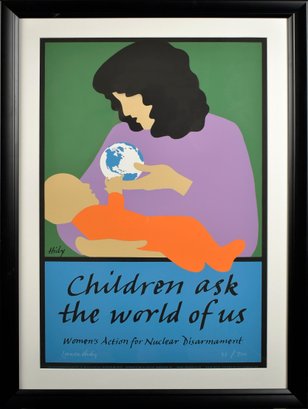 Lance Hidy Poster, Children Ask The World Of Us (CTF20)