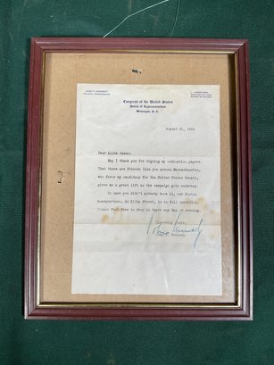 John F. Kennedy Signed Document (CTF10)