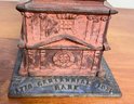 Antique Independence Hall Painted Iron Still Bank (CTF10)