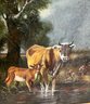 19th C Oil On Canvas (CTF10)