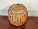 Antique Splint Gathering Basket (CTF01)