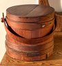 Antique Pine And Ash Lidded Firkin (CTF10)