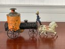Antique Fallows Clockwork Neptune Fire Pumper Toy (CTF10)