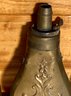 Four Antique Copper And Brass Gun Powder Flasks (CTF10)