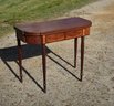 19th C. American Federal Inlaid Card Table (CTF20)