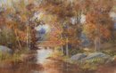 Louis K. Harlow Pastel, Autumn Scene (CTF20)