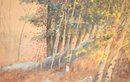 Louis K. Harlow Watercolor, Forest Scene (CTF20)