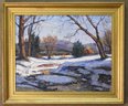 William Fisher Oil On Canvas, Winter Landscape (CTF20)