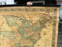 Jacob Monk 1854 Wall Map Of North America (CTF20)