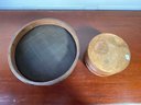 Antique Country Wood Pantry Box And Sifter (CTF10)