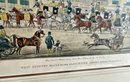 Vintage Framed Lithograph Print, 1 Of 4 (CTF10)