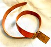 Leather Belt With Vintage GAR Belt Buckle (CTF10)